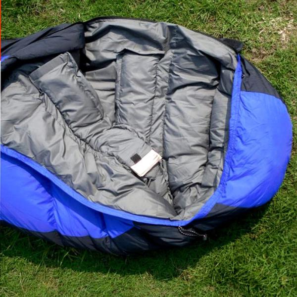 Factory direct sales  Winter Ultralight Waterproof Duck Goose Down Sleeping Bag for Hiking, Outdoors