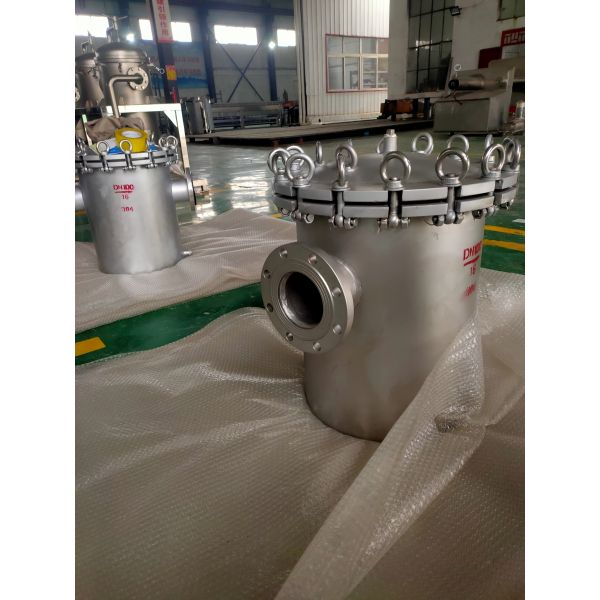 Stainless Steel Basket Type Filter Housing Equipment Ss Filter Press Spares
