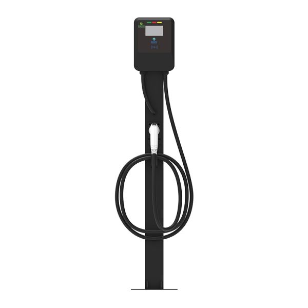 Credit Card Support Electric Car Charger 7KW Black Ac Fast Charger