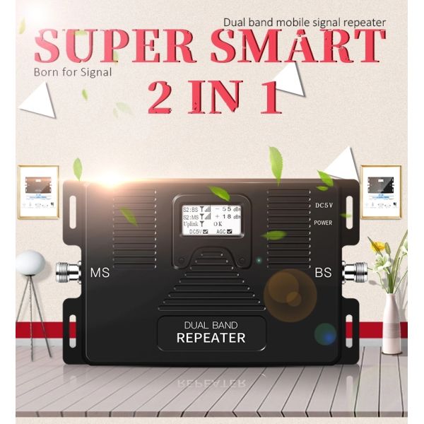 GSM900mhz DCS1800mhz 2100mhz Network Booster 5W Output 90dB Gain