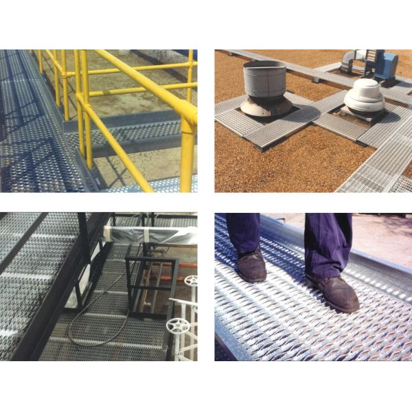 Non Slip Steel Grating Walkway Safety Steel Grip Strut Grating