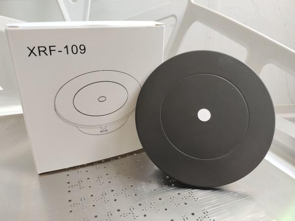 Small Led Lighted Turntable Display Stand 10.9cm Customizable For Store
