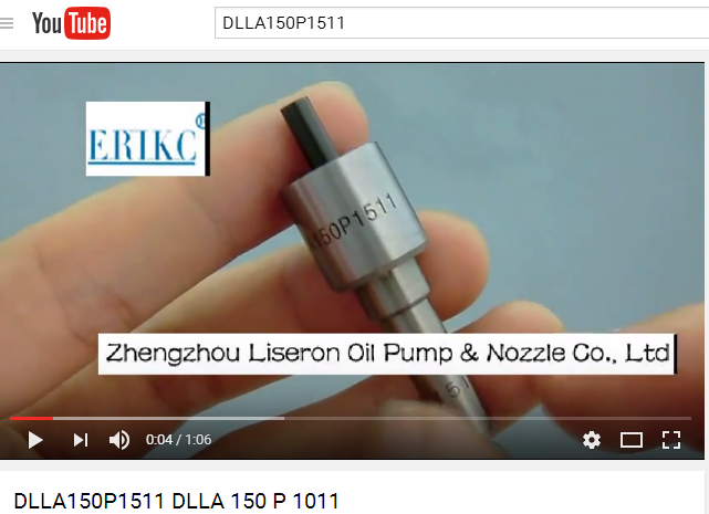 ERIKC DLLA 150P 1511 and For BOS HYUNDAI DLLA150 P1511 oil burner fuel nozzle 0 433 171 932 for KIA injector 986435156