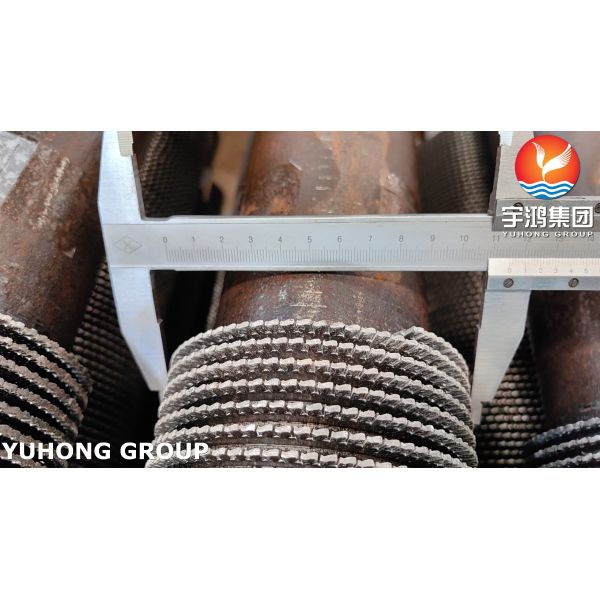 A312 TP316L Stainless Steel Studded Tube ASTM For Reactors And Evaporators