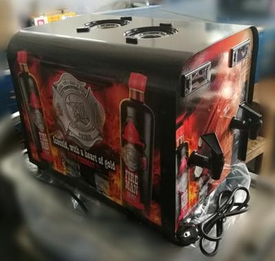 Compressor Cooling Liquor Dispenser Chiller With 2 X 900ml Inner Tank