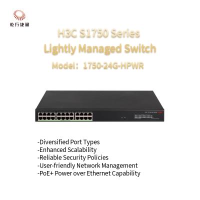 H3C S1750 Series S1750-24G-HPWR  Lightly Managed Switch