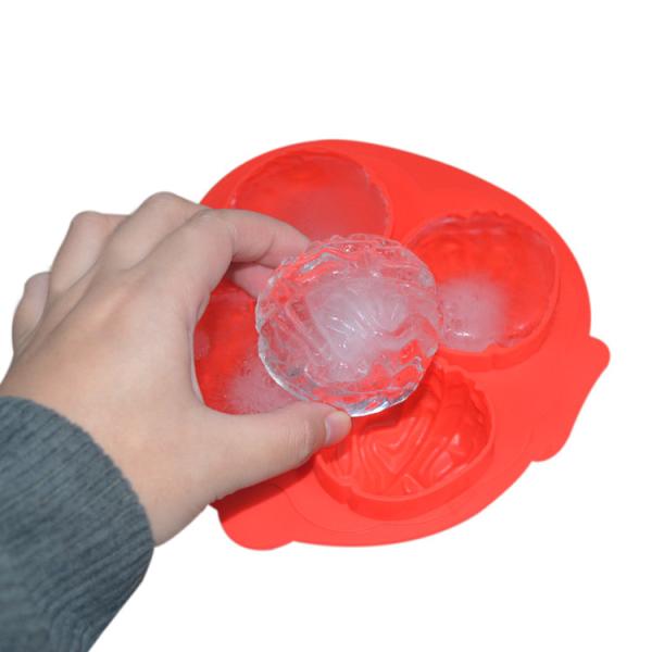MHC Flexível FDA Aprovado Silicone Ice Cube Tray Mold Freezer Safe Cake Tools Moldes