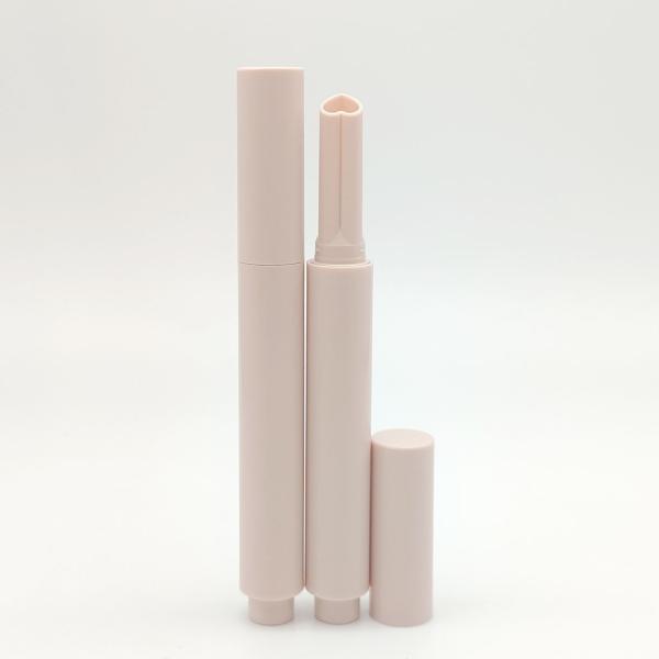 Cosmetic Packaging Plastic Pressure Type Empty Gold / Black / Purple Lipstick Click Pen Tube Lipstick Containers