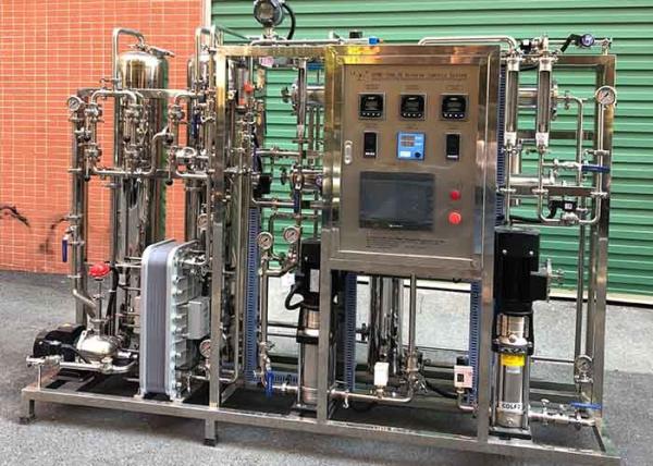 250 LPH Heat Disinfection Ultrapure RO EDI System For Medical