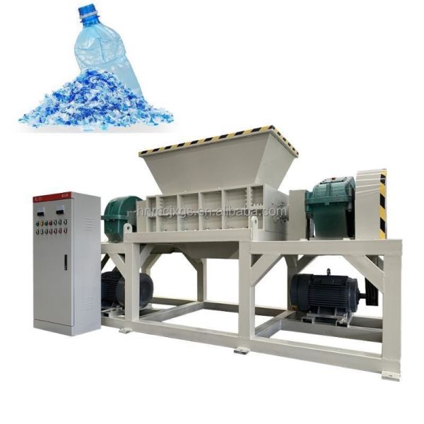 Full Automatic Thick Plastic Plate Duroplasts Two-Axis Crusher Shredder 2300*1000*1600mm