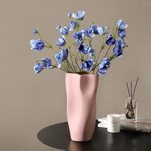Contemporary Ceramic Vase Ideal for Wedding Tabletop Display Ceramic Home Goods Vases