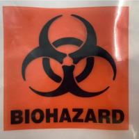 Sacs d'échantillons de risque biologique 6x9.8in/15x25cm Sacs d'échantillons de laboratoire avec impression de logo de risque biologique