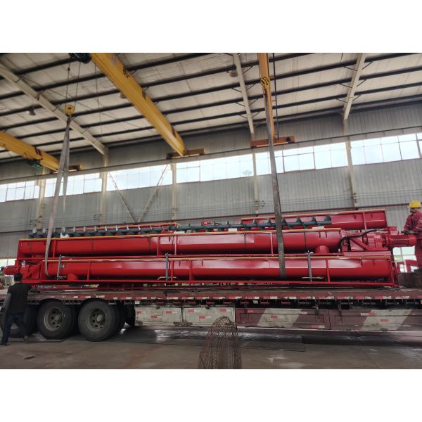 Screw Conveyor-Specialized Drilling Waste Management Equipment Providing Performance in Transporting and Processing Drilling Cuttings