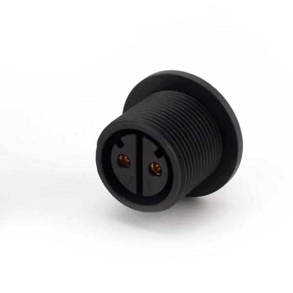 Plastic Waterproof Electrical Cable Connector , 2Pin Underground Wire Connector