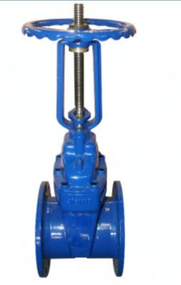 Ductile Iron Cast Gate Valve Elastic Seat Soft Seal Open Rod DIN NPS 11/2 - 24 Size