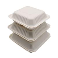 boîtes à emporter du bloc supérieur 9x9inch Microwavable jetable