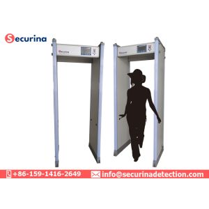 Высокая прогулка чувствительности через зоны металлоискателя 45 для встреч правительственного ведомства секретных