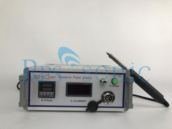 Ferro de solda ultrassônico de 100 watts para o fio de cobre de solda em 60Khz de vidro