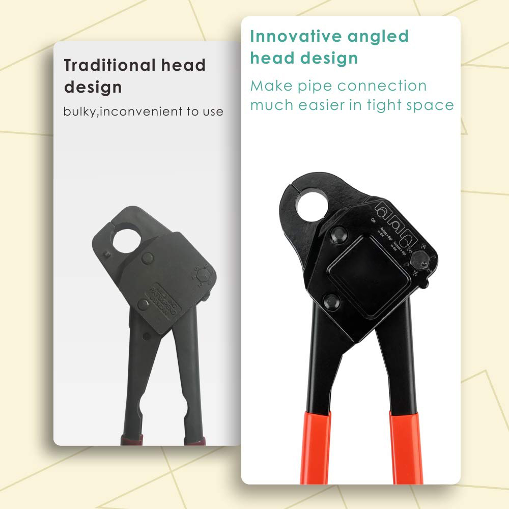 Rustproof PEX Cinch Clamp Tool Anti Corrosion For Copper Rings