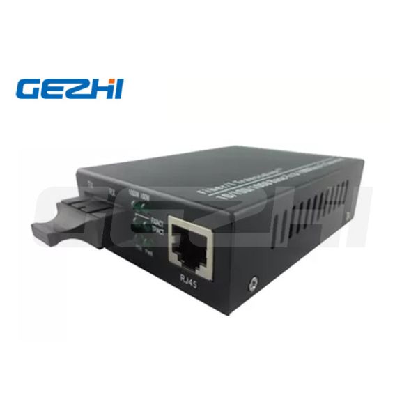 1310nm Wavelength 20KM Transmission Distance SC Connector Single Mode Media Converter for Ethernet Networks