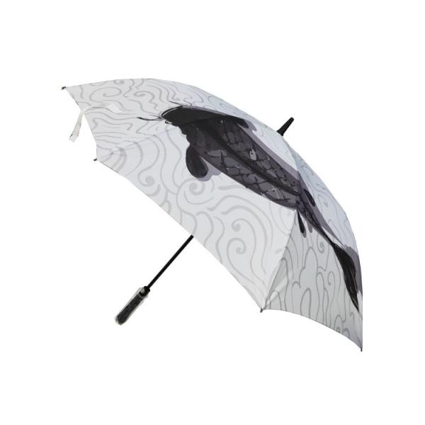 Guarda-chuva grande à prova de vento de peixe 62/68/72 polegadas com dossel duplo ventilado
