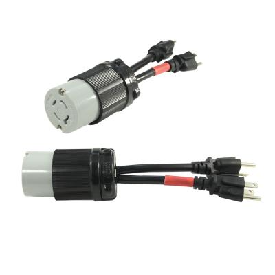 Eletrodoméstico 1ft 14/3 NEMA L14-20C Conector Cordão de Extensão com Certificado dos EUA