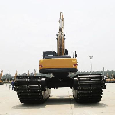 Amphibious Undercarriage Floating Excavator Pontoon System Swamp Buggy Solution