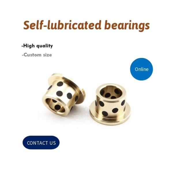 Solid Lubricant Manganese Bronze Sliding Bearings Flanged Plate CuZn25AI5Mn4 C86300