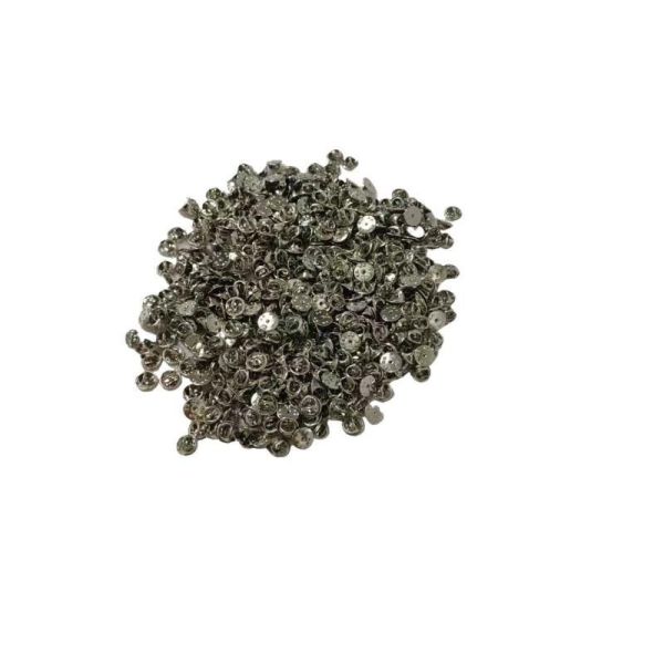 Silver Butterfly Clutch Back Pin with No Tools Required 11mm Diameter Nickel Plated Brass for Tie Tacks and Craft Making