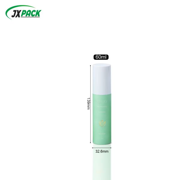 Botella de loción de plástico PET con superficie mate JXPACK con capacidad personalizable y tratamiento esmerilado para cosméticos