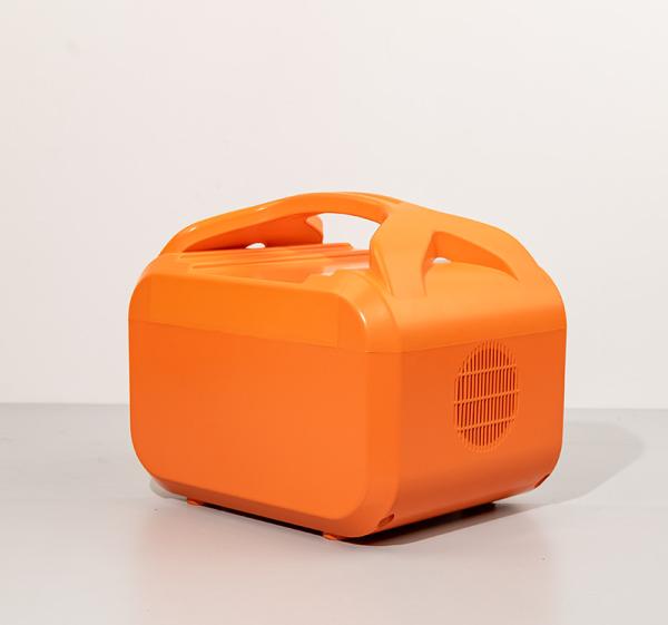 Camping 110v 220v solar portable power station Orange 600W outdoor power station