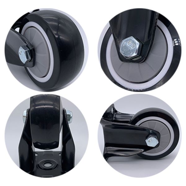 Плиты Не-шарнирного соединения 8 дюймов колеса рицинуса фиксированной верхней промышленные нагружают 300kg