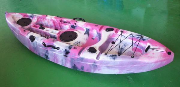 9FT Pro Angler Kayak Fishing Boats Outdoor Open Fishing Pink Color No - Inflatable