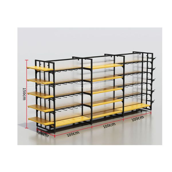 Optional Layer Design Miniso Pegboard Display Rack for Boutique Store and Market
