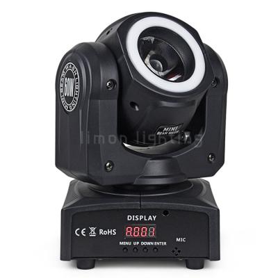 Cheap Price Manual Focus 60w RGBW 4in1 Mini LED Moving Head Beam Light with LED Strip