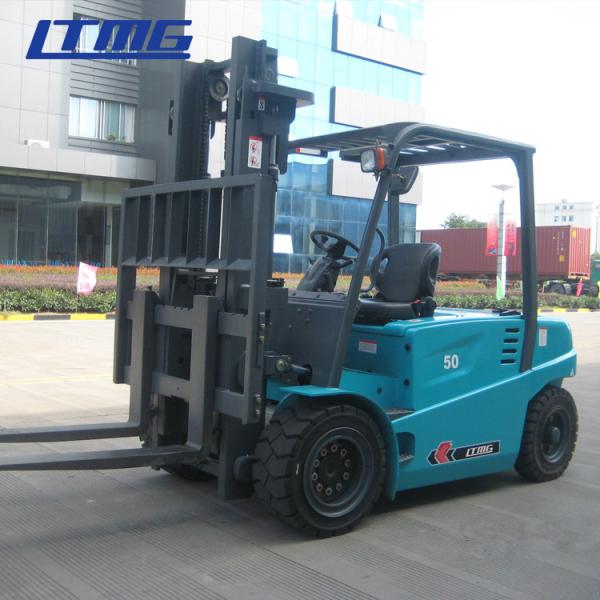 80v Battery 5 Ton Electric Forklift Rental , Manual Electric Forklift  PMP Double Axle