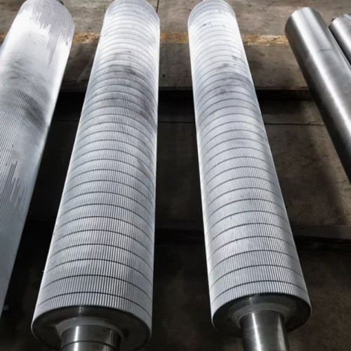 Peripheral Heating Corrugator Roll HRC58 Hardness Industrial Rollers For Sale