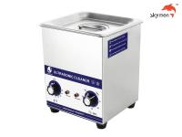 líquido de limpeza ultrassônico de 60W Benchtop, líquido de limpeza ultrassônico caloroso para a escova cosmética