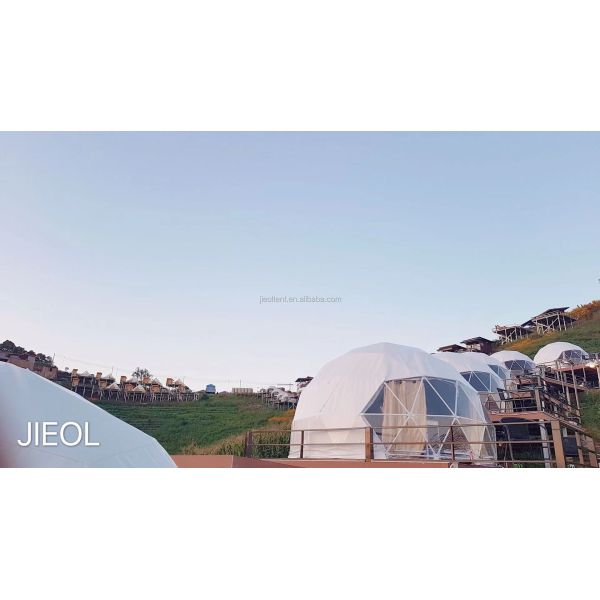 PVC шатра структуры купола партии гостиницы 6m 12m алюминиевый покрыл