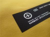 logo réfléchi argenté imprimé par étiquettes d'habillement de transfert de chaleur d'épaisseur de 0.5mm sur TPU doux