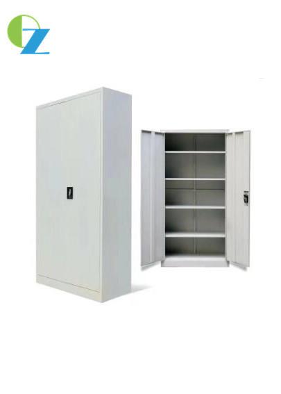 Projeto de aço do armário do escritório de 2 portas com estilo do armário do metal do armário de 4 prateleiras
