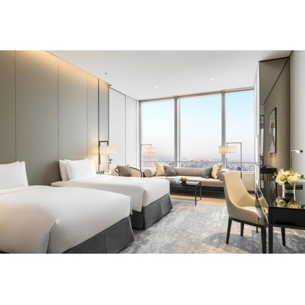 Três cinco projetos de Ash Wood Veneer Minimum Lifestyle do hotel da estrela