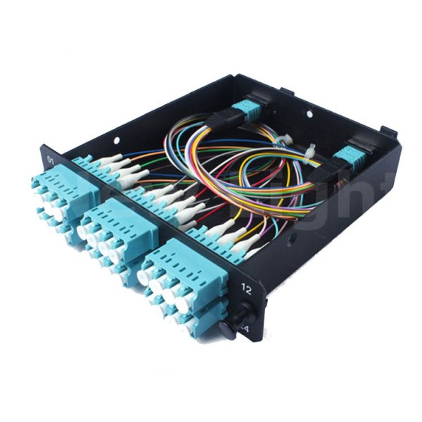 1U Fiber Optic Distribution Frame with 144 Cores Max Capacity and Stainless Steel Material for FTTH/FTTB/FTTX Networks