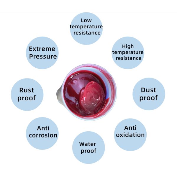 High Viscosity Base Oil Complex Lithium Soap Based Grease for Industrial Applications