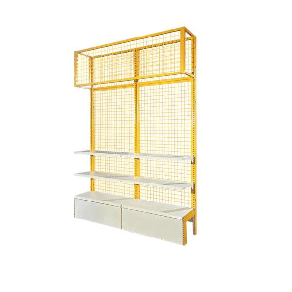 Steel Grid Display Racks Net Mesh Shelf For Supermarket Shop Exhibit
