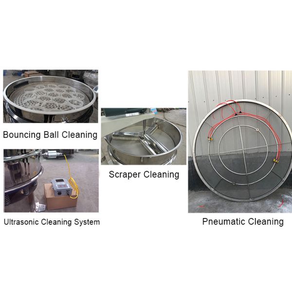 600mm-1800mm Rotary Vibrating Screen Powder Granule Vibrating Filter Sieve