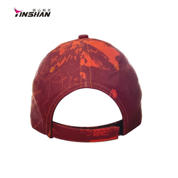 Tailoring Design Polyester Canvas Breathable Fabric Racing Sport Cap for Sublimation