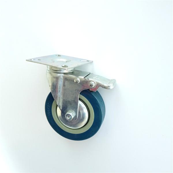 Swivel Plate Light Duty Caster Wheels For Forklift Truck 30mm 35mm