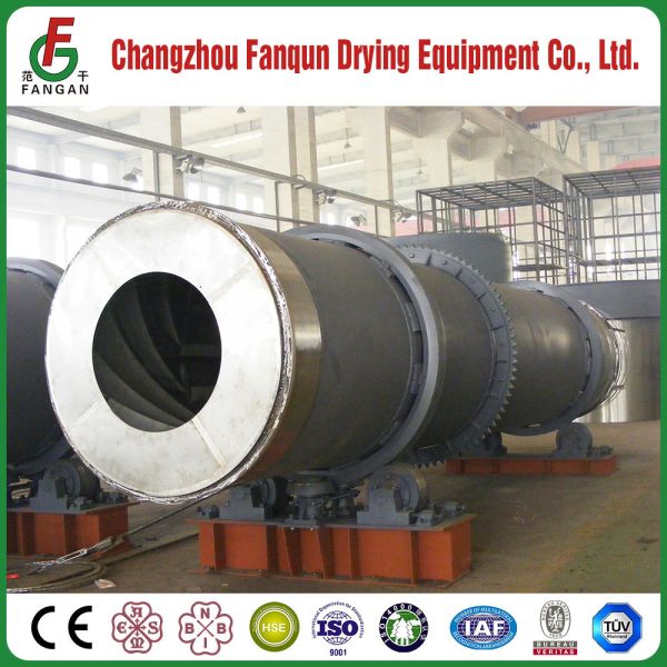 Fanqun Rotary Drum Dryer Machine 3000*20000mm Sand Rotary Dryer