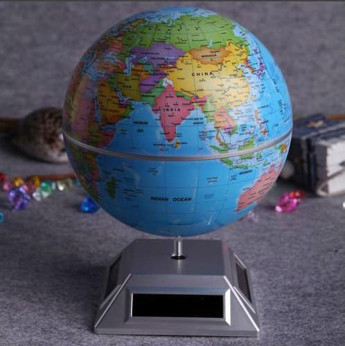 Rotating Solar Powered Globe Toys Solar Educational Toys OEM/ODM Welcomed